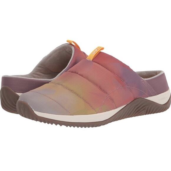 RYKA Women's Echo Puff Mule In Rainbow Pink Multicolored Ombré Slip On Shoes 9W - Picture 1 of 12